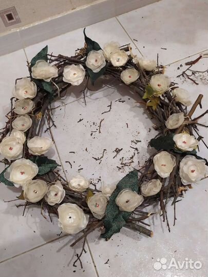 Интерьерное украшение венок