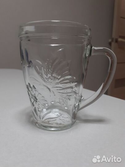 Кружка стеклянная