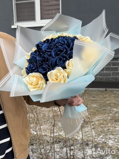 Букет из атласных лент