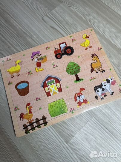 Деревянные пазлы для детей