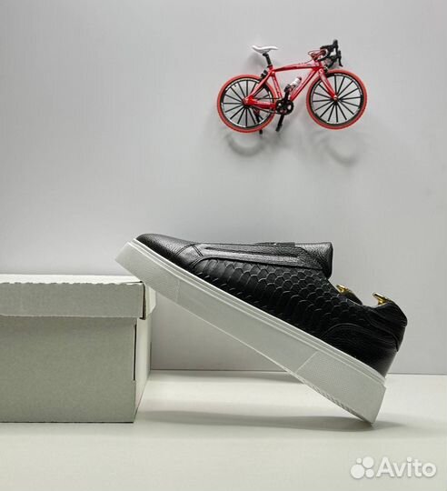 Мужские Кеды Натуральная кожа Boss