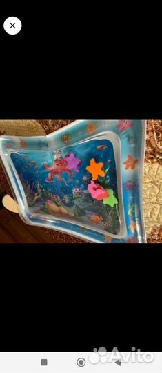 Стульчик для купания и водный коврик