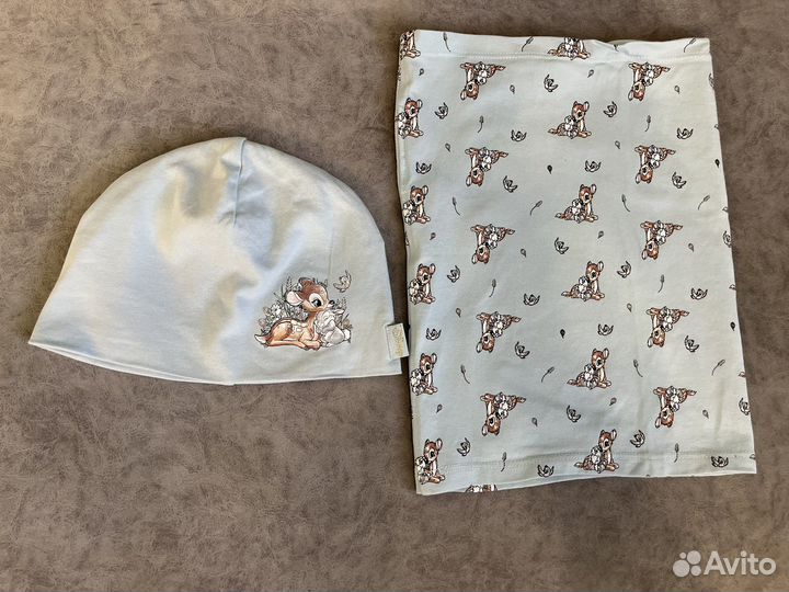 Комплект шапка и снуд H&M 86-92 размер