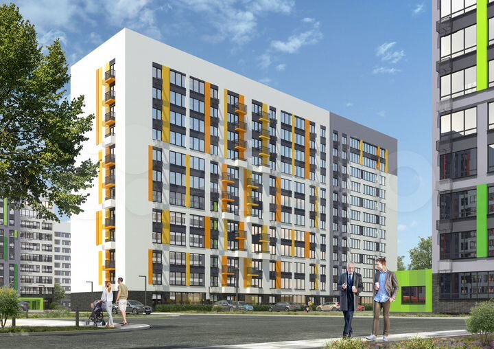 2-к. квартира, 63,2 м², 4/14 эт.