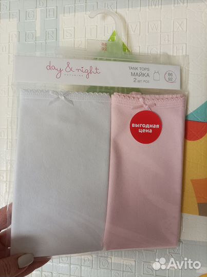 Майки для девочки 80