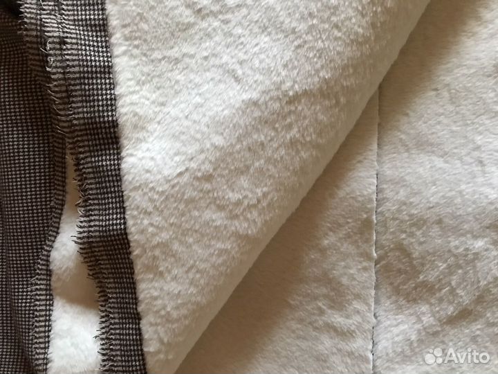 Ткань отрез пальтовая двусторонняя