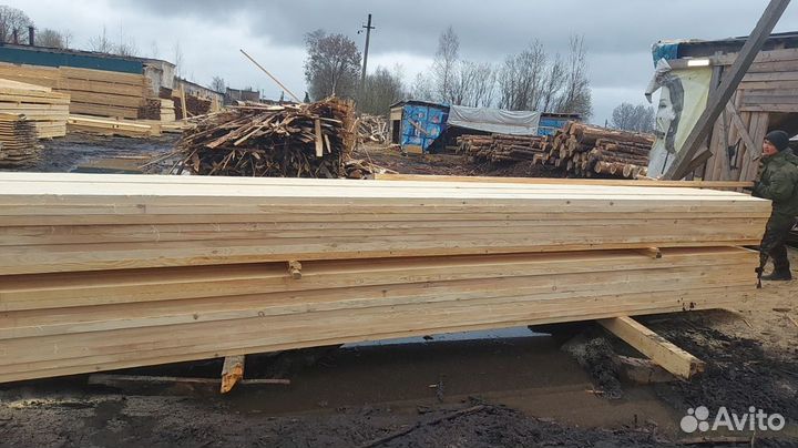 Доска обрезная 1-2 сорт