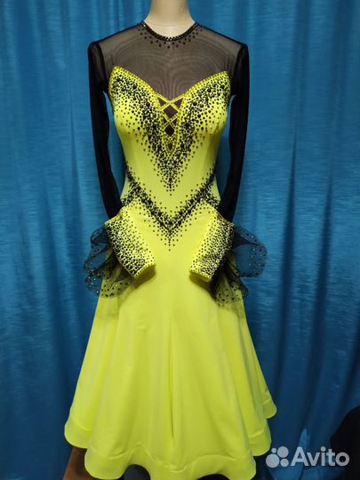 Платье бальные танцы, стандарт, Ю-1