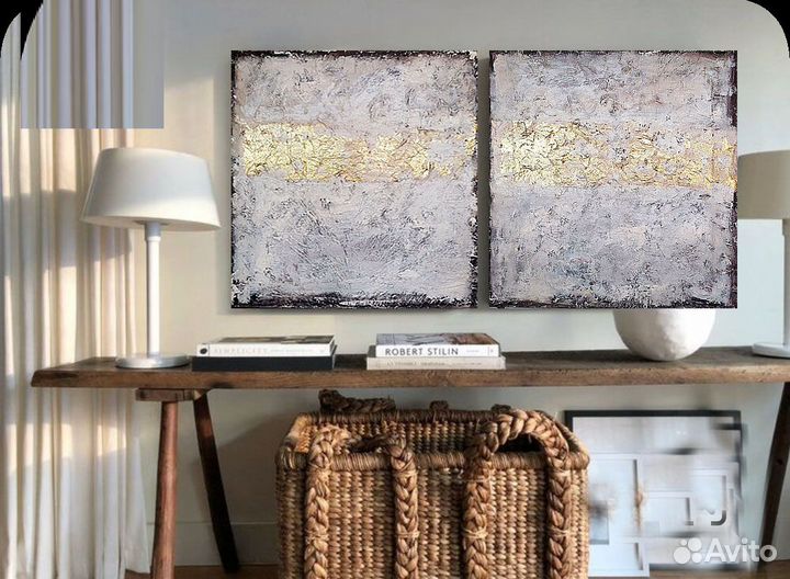 Диптих «Люби меня люби.» 50/50см x2