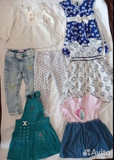 Детские вещи пакетом на девочку 92 98