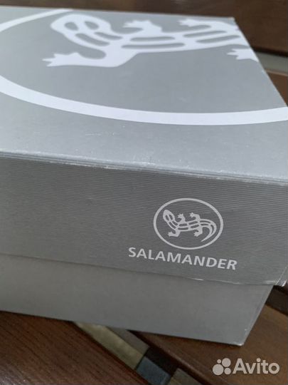 Ботинки Salamander 39 нубук кожаные