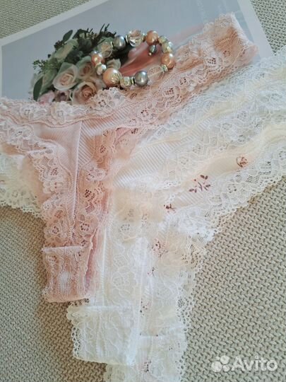 Трусы женские бразильяно хлопок S,M H&M