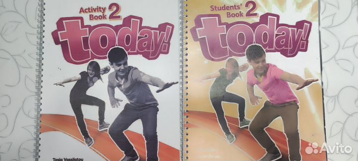 Pearson Today 2 учебник + тетрадь, новые