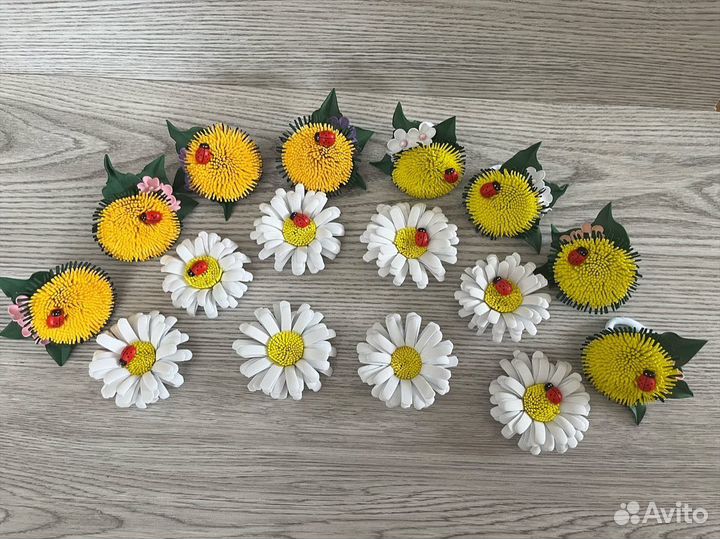 Резинки заколки ручной работы