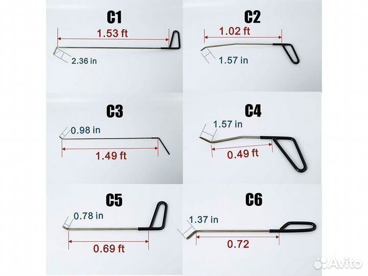 69956 Набор для ремонта вмятин (комплект)