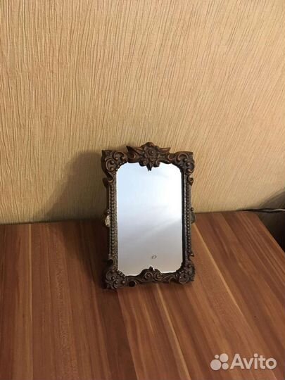 Зеркало винтажное СССР рама литьё