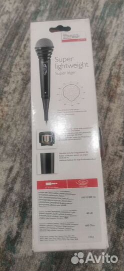 Микрофон проводной philips sbc md110