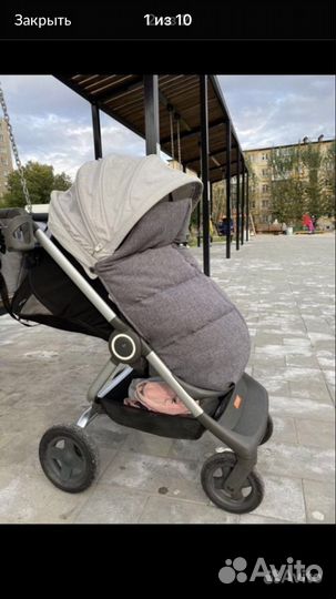 Коляска stokke scoot накидка на ножки