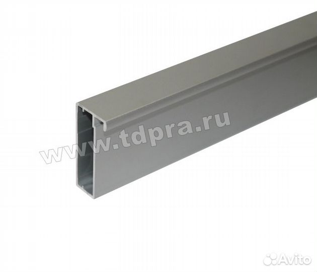 Профиль рамочный алюминиевый округлый для стекла F