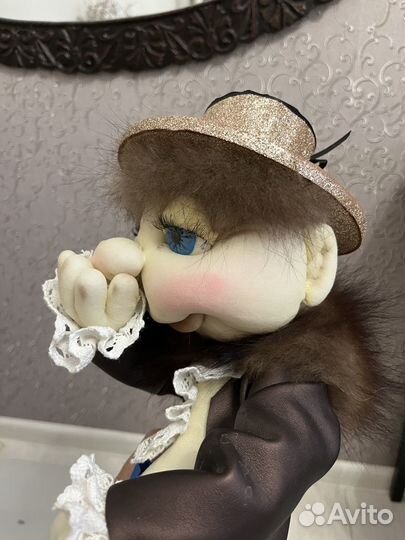 Кукла держатель туалетной бумаги