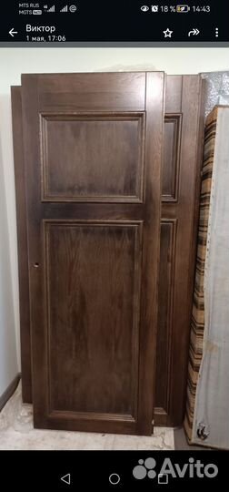 Двери межкомнатные массив дуба