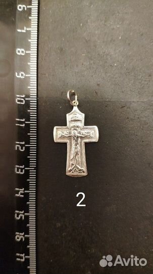 Крестики серебро