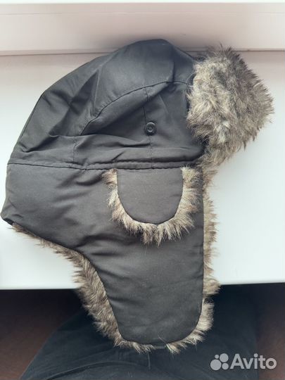 Шапка-ушанка зимняя с искуственным мехом