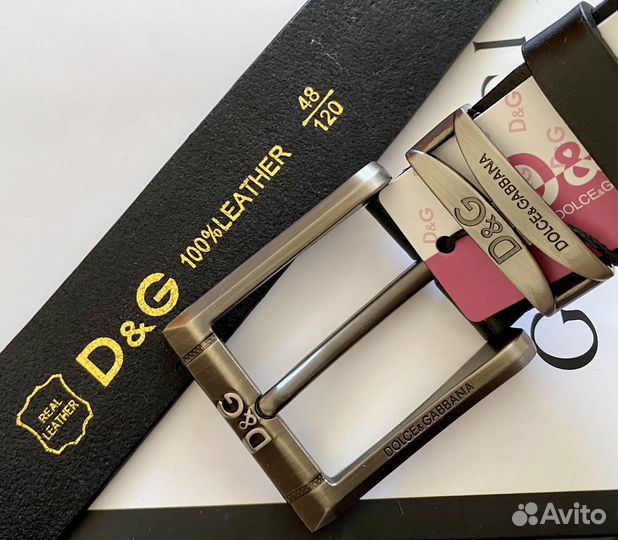 Ремень кожаный Dolce&Gabbana