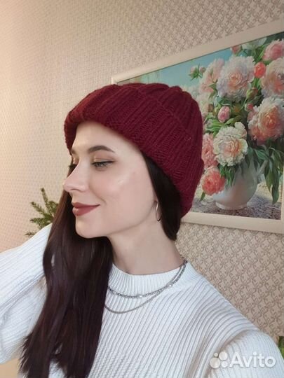 Шапки вязаные ручной вязки