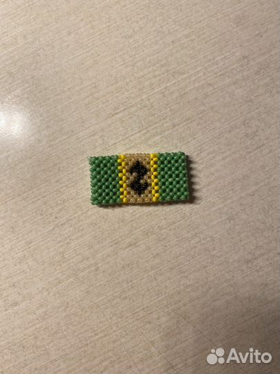 Объёмный доллар из бисера