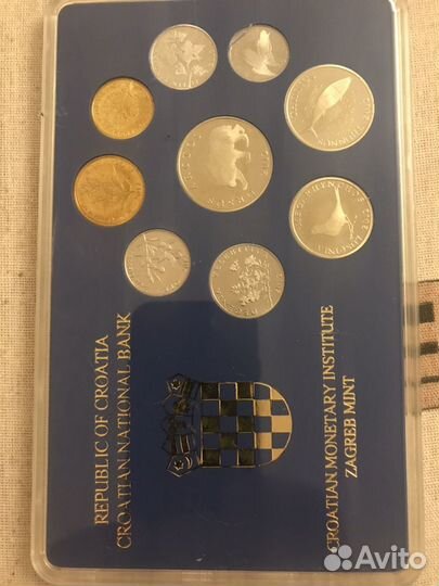 Набор монет Хорватия 2012 pruf