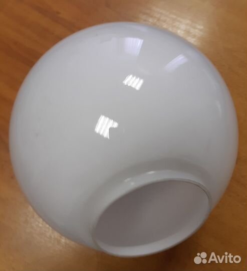 Плафон для люстры шар белый матовый