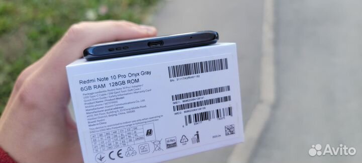 Xiaomi Redmi Note 10 Pro, 6/128 ГБ