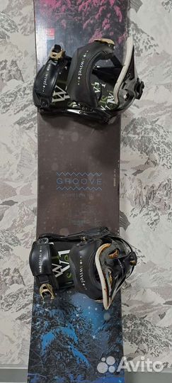 Сноуборд Groove Forest 147cm+крепления Swivel