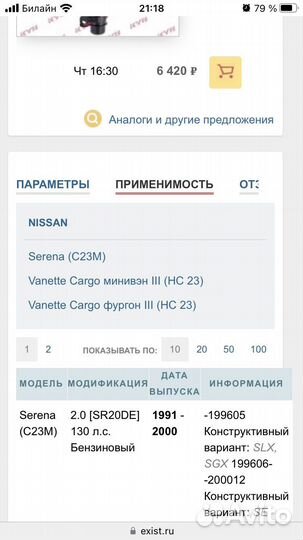 Амортизаторы nissan новые