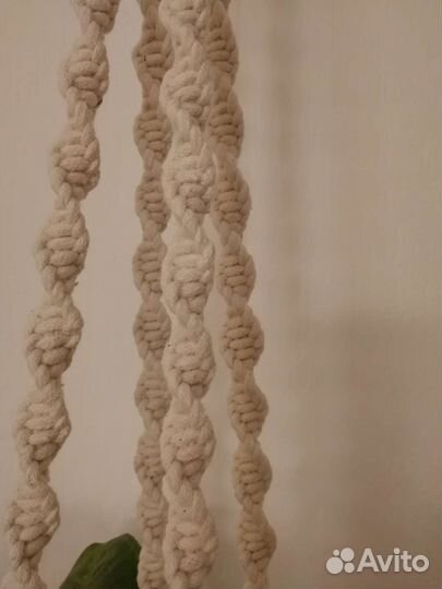 Кашпо для цветов. Макраме