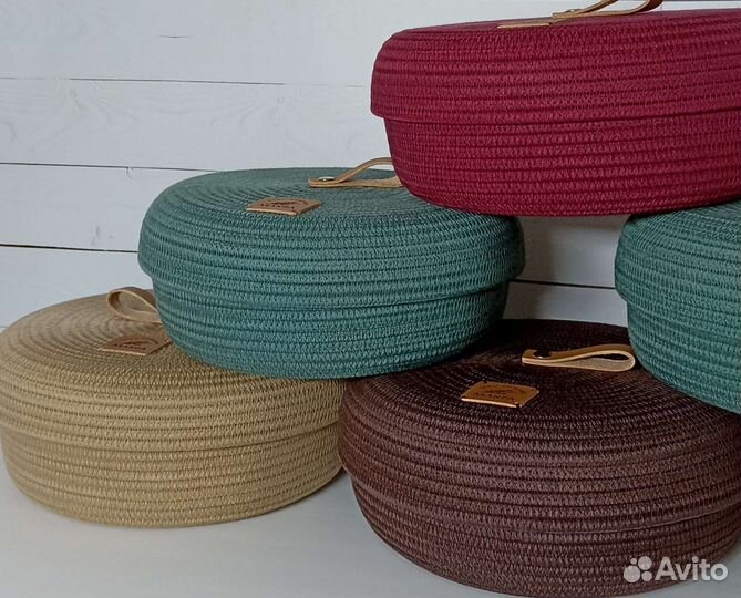 Корзина с крышкой