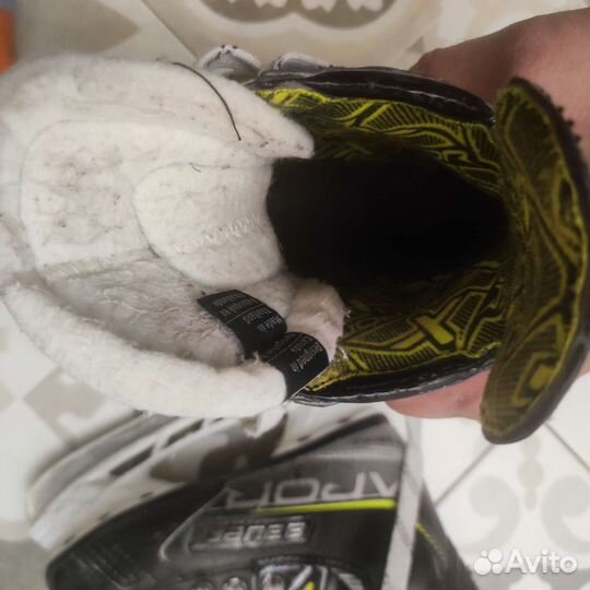 Хоккейные коньки бауэр детские с формовкой 12Y