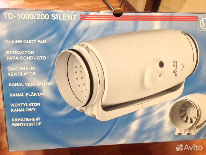 Канальный вентилятор Soler Palau TD-1000/200Silent