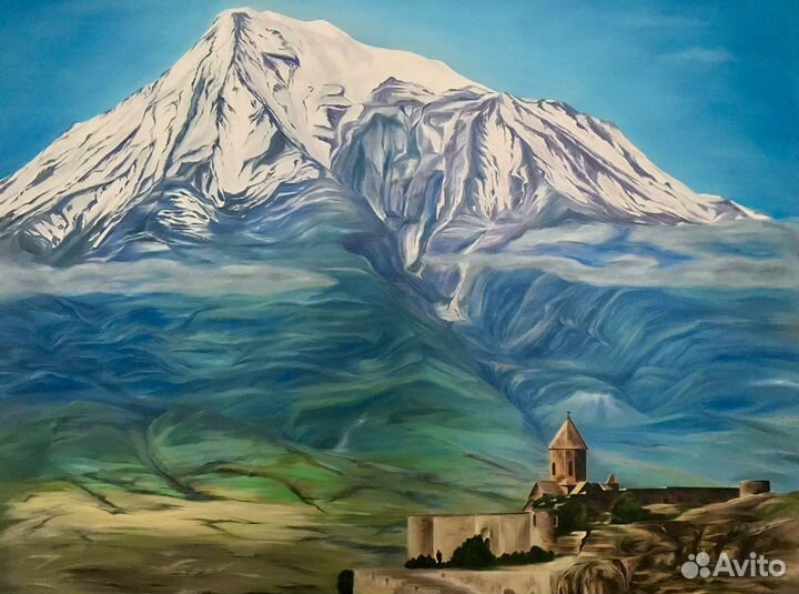 Картина маслом 152х132см