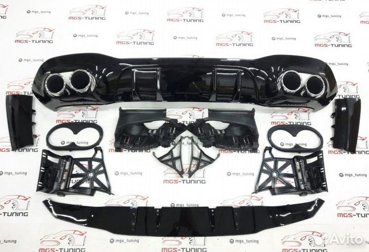 Диффузор с насадками A-Class w177 А45 (Хэтчбэк)