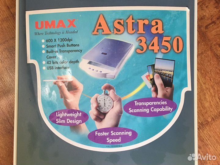 Сканер umax astra 3450