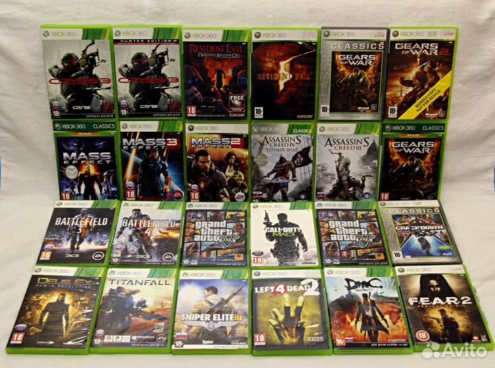 Игры на Xbox 360 лицензия