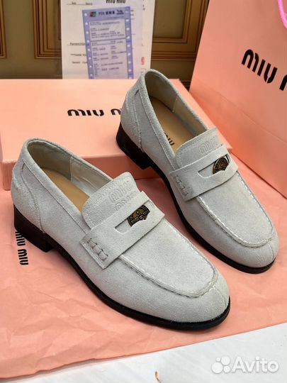 Лоферы Miu miu