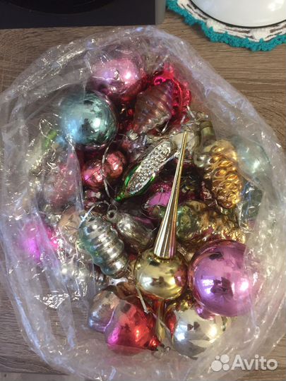 Старинные новогодние игрушки