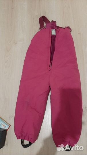 Утепленные брюки для девочки