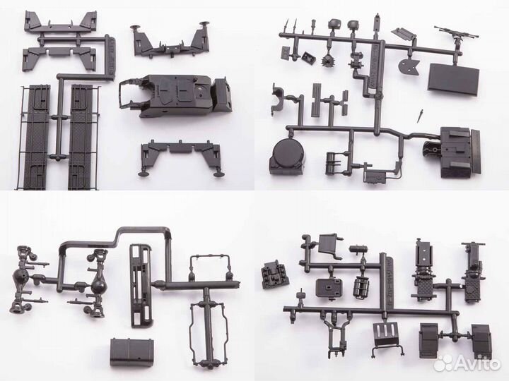 Сборная модель Камаз-6560 зрпк 96К6 (1:43)