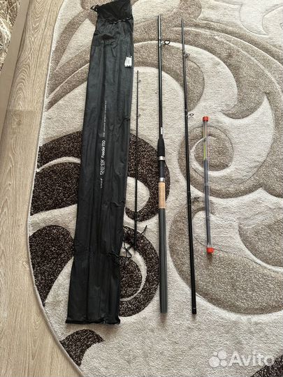 Фидерное удилище с катушкой