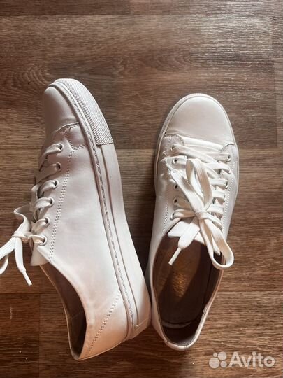 Кеды женские кожа