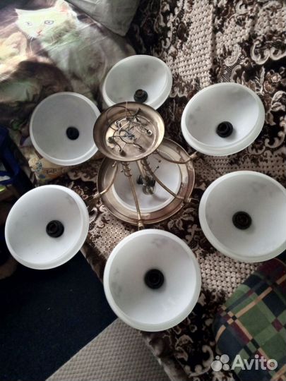 Люстра потолочная подвесная бу